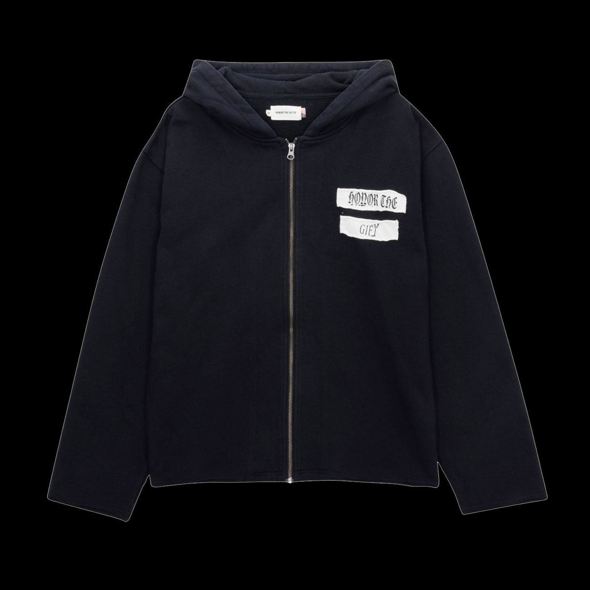 Honor The Gift Running Shit Since 1988 Zip Hoodie (Black)